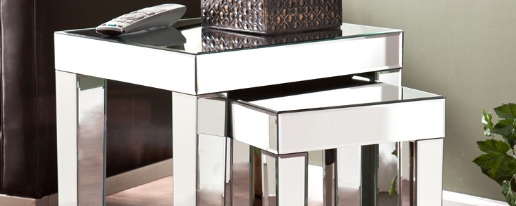 Mirrored Nest of Tables